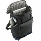 Fireside Recycled Rucksack with Sherpa Accents, 15 Inch Transfer - Charcoal - Right Angle 4