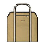 Firewood Log Carrier with Sling Design Embroidery - Dune - View 3