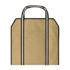 Firewood Log Carrier with Sling Design Embroidery - Dune - View 4