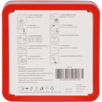 First Aid Kit in a Reusable Tin, 30 Pieces Full Color - RED - Back