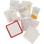First Aid Kit in a Reusable Tin, 30 Pieces Full Color - RED - Components 2