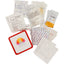 First Aid Kit in a Reusable Tin, 30 Pieces Full Color - RED - Components