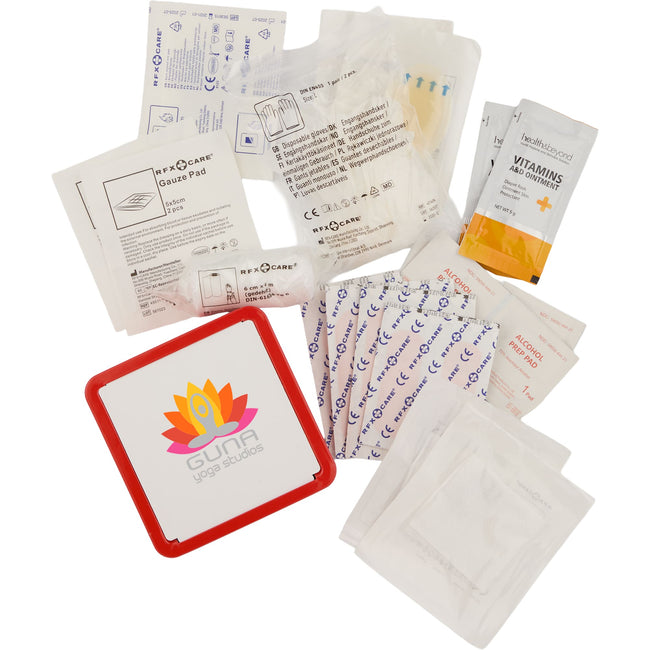 First Aid Kit in a Reusable Tin, 30 Pieces Full Color