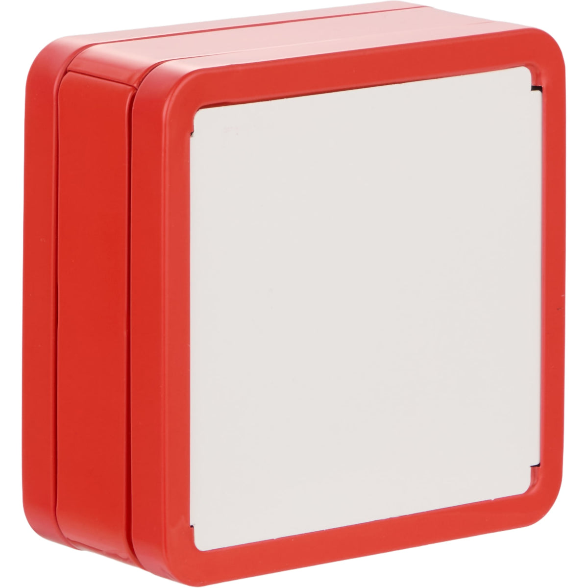 First Aid Kit in a Reusable Tin, 30 Pieces Full Color - RED - Right Angle