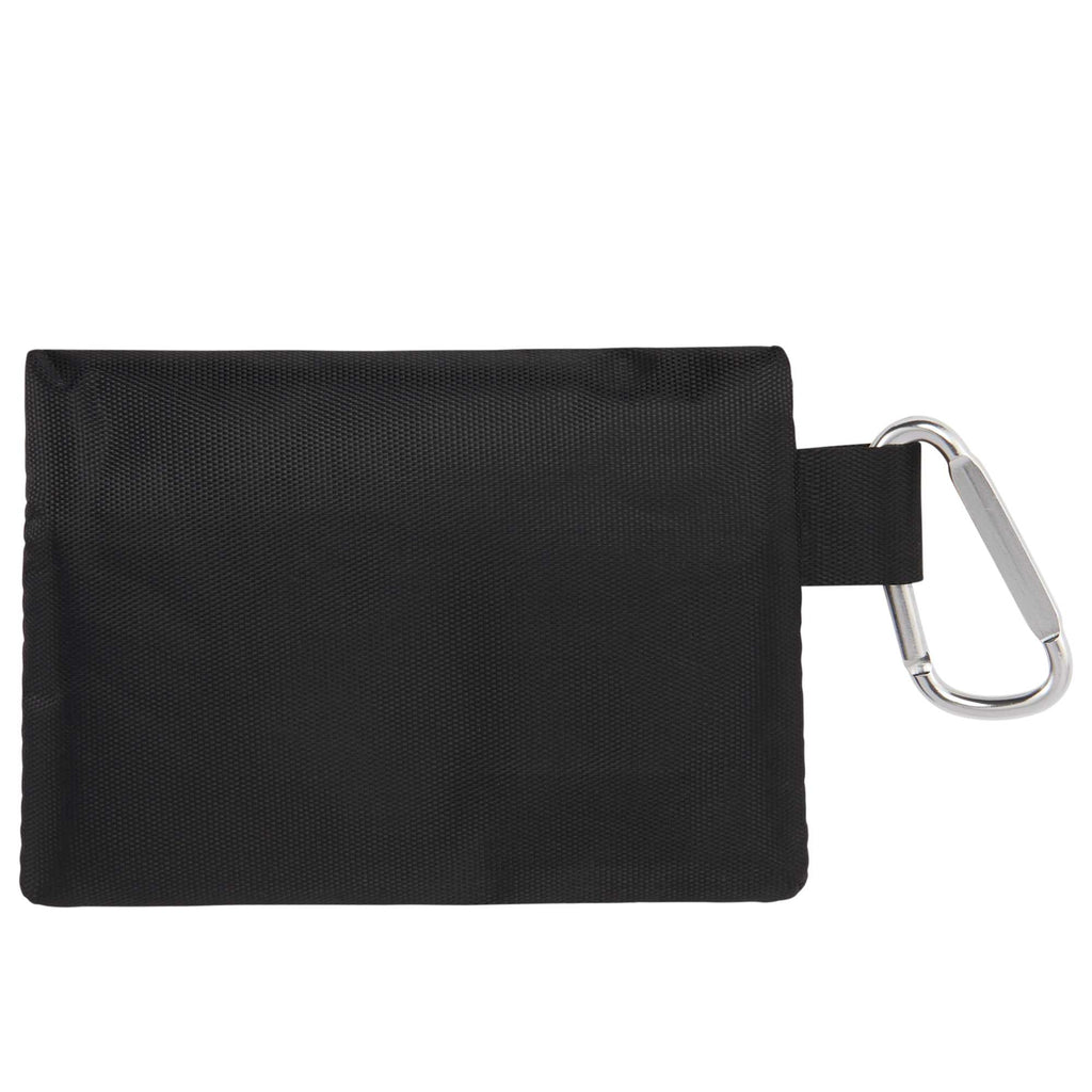 First Aid Kit in a Zip Pouch, 20 Pieces - Black - Back