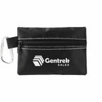 First Aid Kit in a Zip Pouch, 20 Pieces - Black - Front