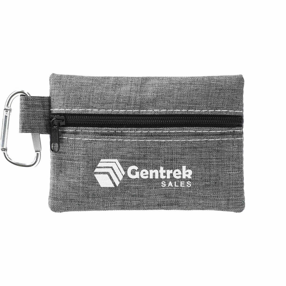 First Aid Kit in a Zip Pouch, 20 Pieces - Graphite - Front