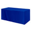 Fitted Poly Cotton Table Cover, Four Sided, 6 Foot Table - Fitted Poly/Cotton 4-sided Table Cover - fits 6' standard table
