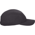 Five Panel Cap in Recycled Cotton Ripstop Transfer - Grey Storm - Right Angle 2