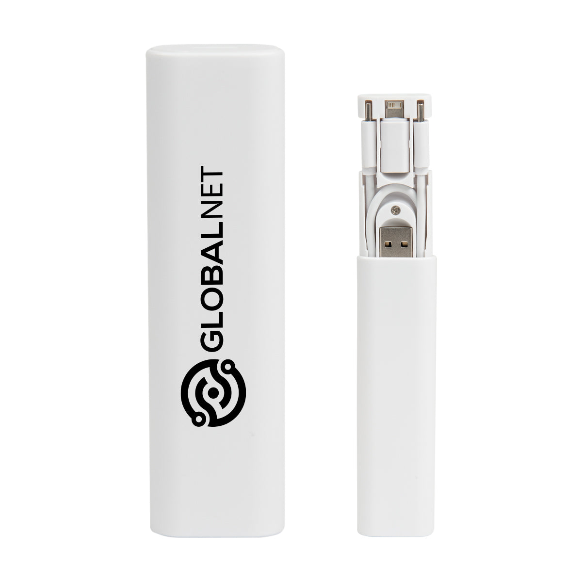 Five-Way Charging Cable - White - Silk Screen