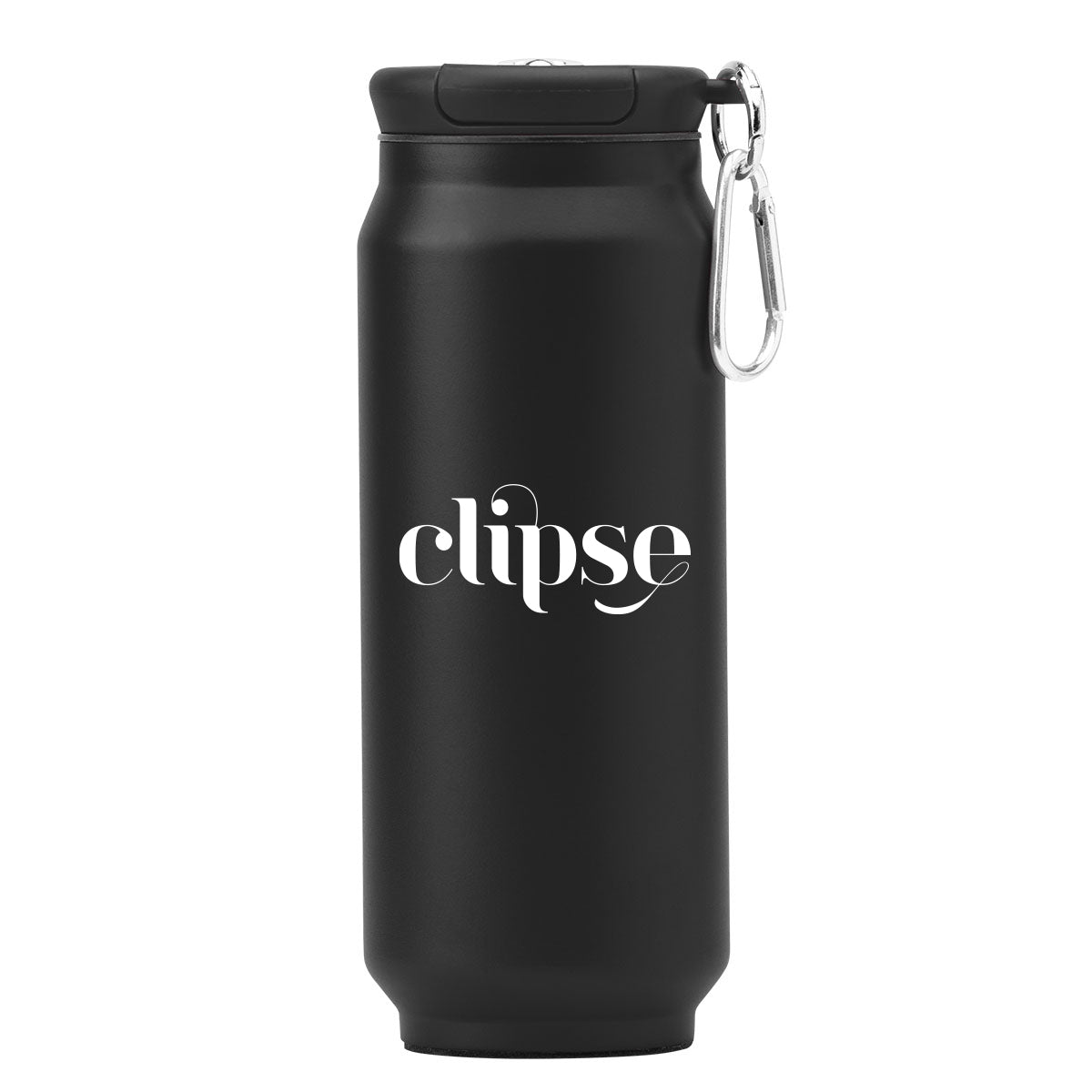 Fizz Recycled Stainless Steel Tumbler, 17 oz - Black - Silk Screen