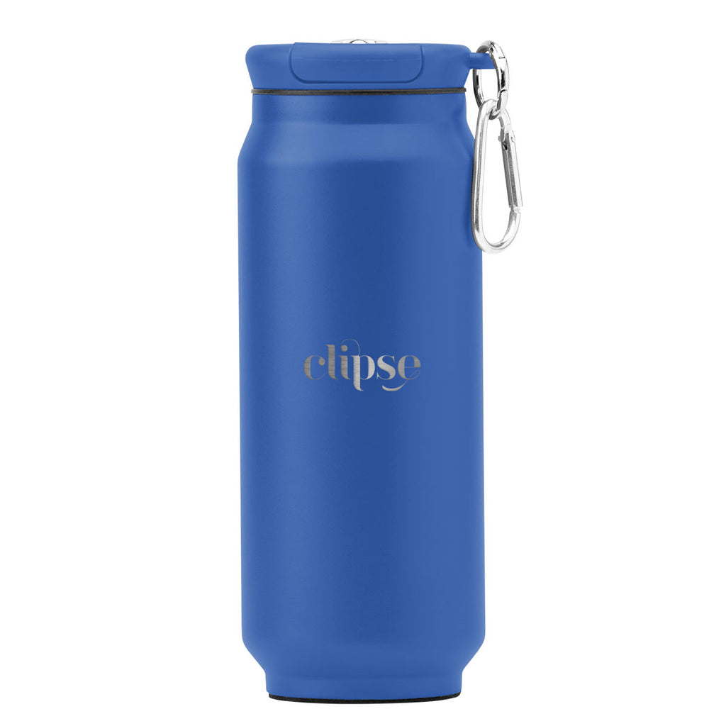 Fizz Recycled Stainless Steel Tumbler, 17 oz - Blue - Laser Engraving