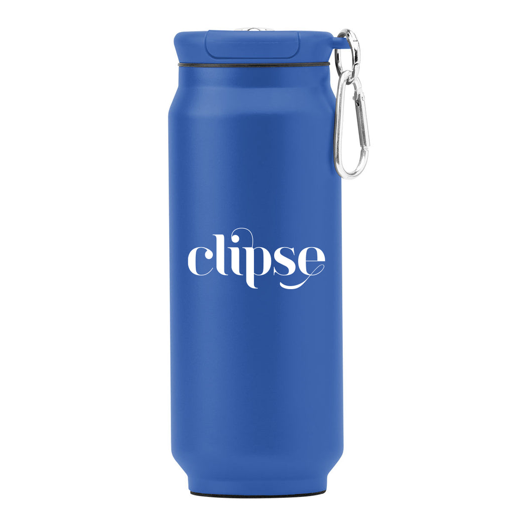 Fizz Recycled Stainless Steel Tumbler, 17 oz - Blue - Silk Screen