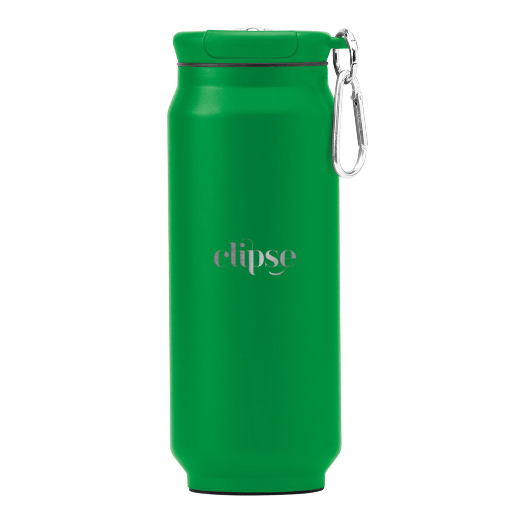 Fizz Recycled Stainless Steel Tumbler, 17 oz - Green - Laser Engraving