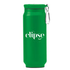 Fizz Recycled Stainless Steel Tumbler, 17 oz - Green - Silk Screen
