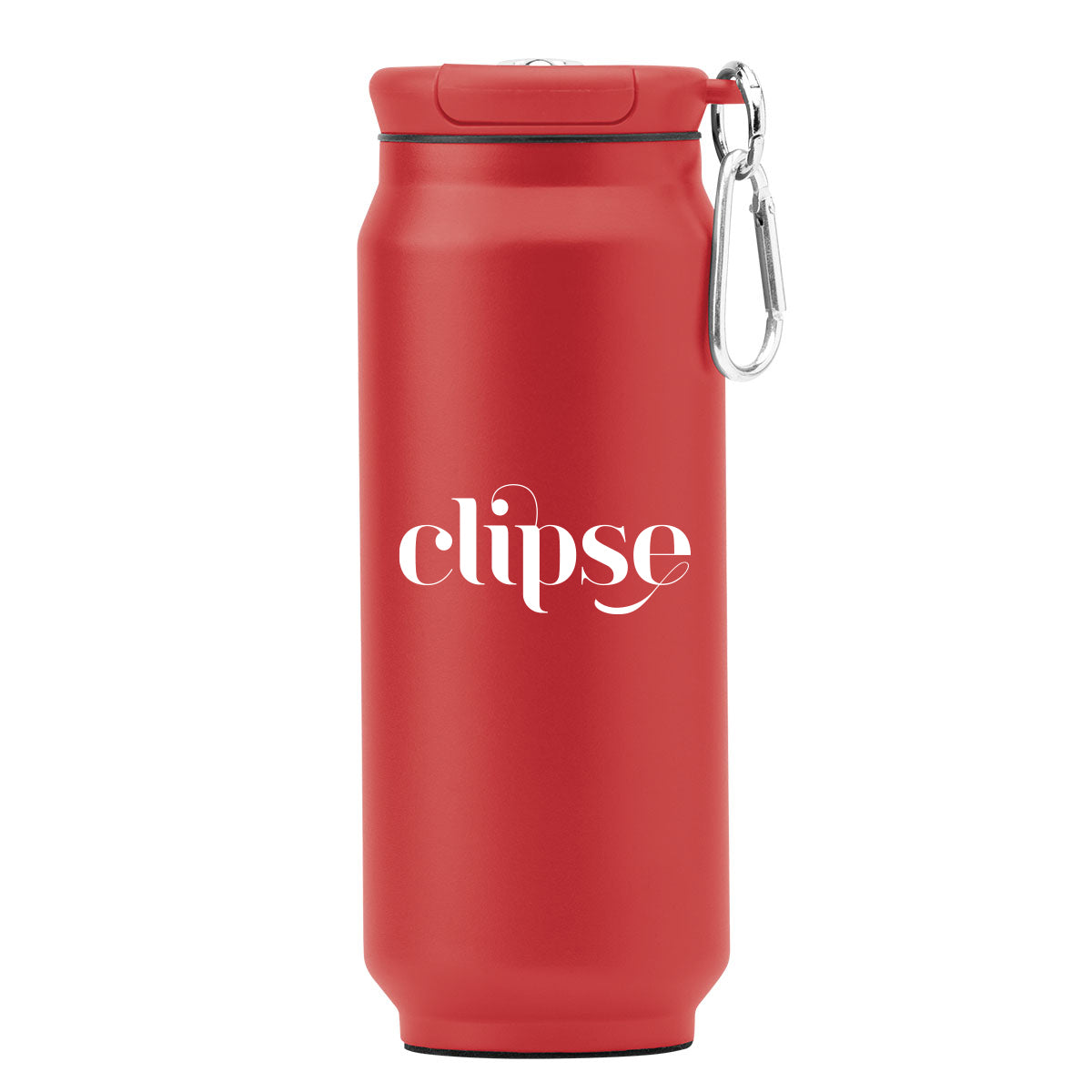 Fizz Recycled Stainless Steel Tumbler, 17 oz - Red - Silk Screen