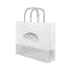 Flair Non-Woven Tote Bag with Metallic Accent - Silver - Silk Screen