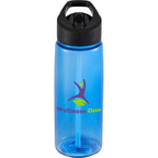 Flair Tritan Water Bottle with Flip Straw Lid, 26 oz Full Color - Blue - Alternate