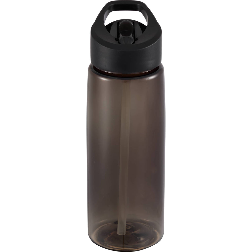 Flair Tritan Water Bottle with Flip Straw Lid, 26 oz Full Color - Smoke - Alternate 2