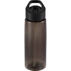 Flair Tritan Water Bottle with Flip Straw Lid, 26 oz Full Color - Smoke - Alternate 2