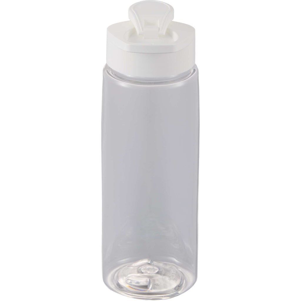 Flair Tritan Water Bottle with Pop-Open Chug Lid, 26 oz Full Color - Clear - Back