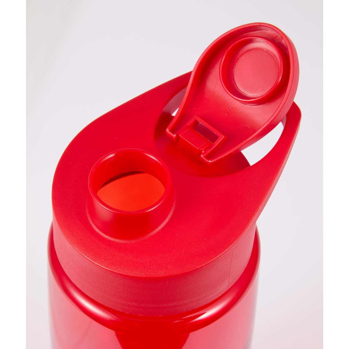 Flair Tritan Water Bottle with Pop-Open Chug Lid, 26 oz Full Color - Red - Detail