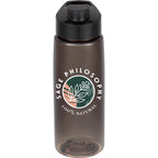 Flair Tritan Water Bottle with Pop-Open Chug Lid, 26 oz - Smoke - Alternate
