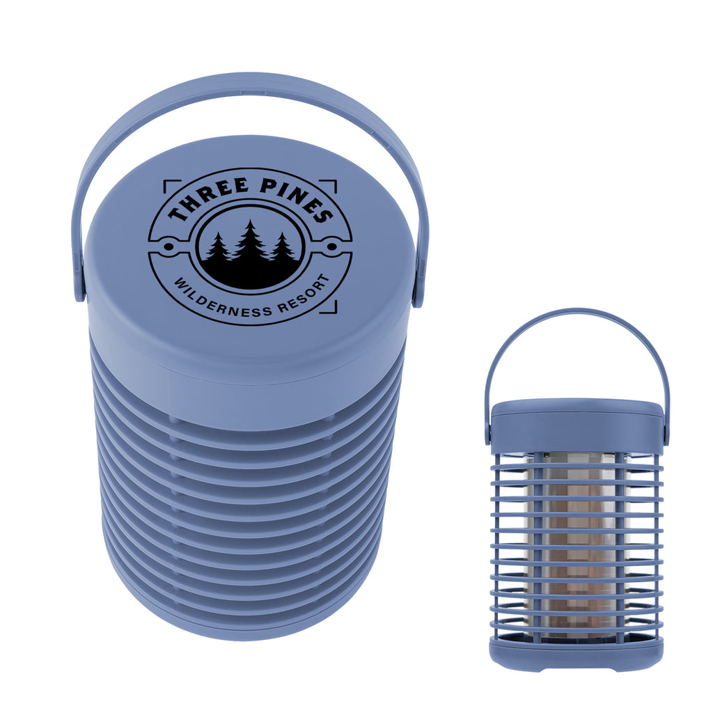 Flame Camping Lantern, Rechargeable - Ocean - Silk Screen