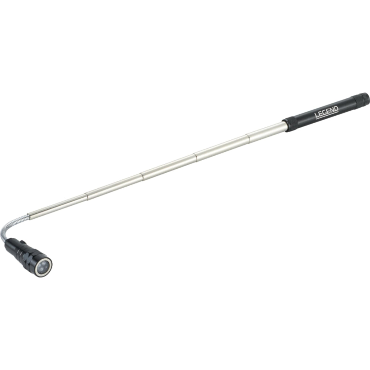 Flare Extending Flashlight with Magnetic Head - Black - Photo 6