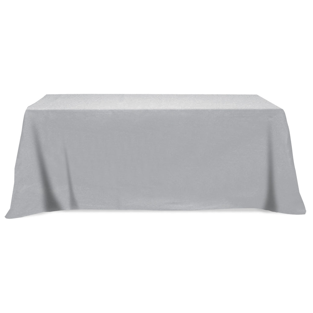 Flat Poly Cotton Table Cover, Four Sided, 8 Foot Table