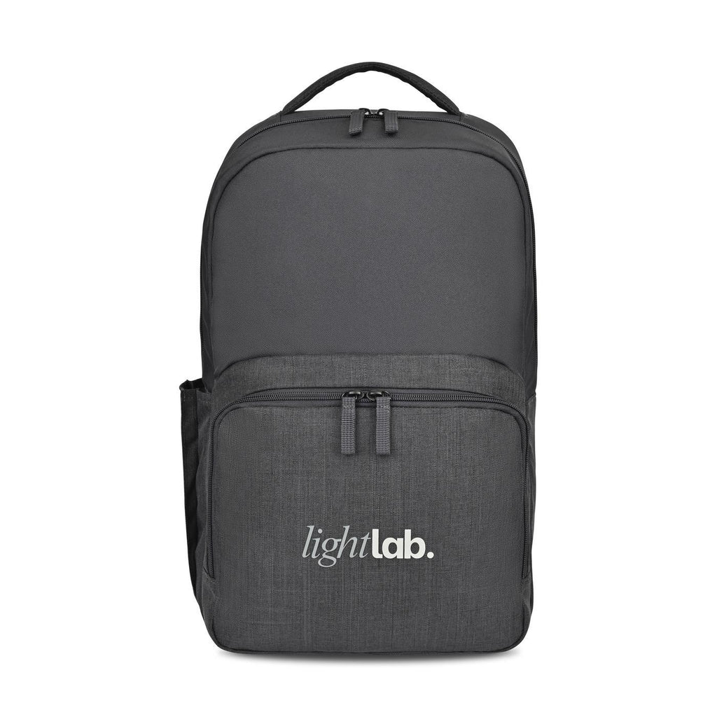 Fletcher Recycled Laptop Backpack, 16 Inch - Black Sand - View 1