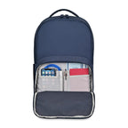 Fletcher Recycled Laptop Backpack, 16 Inch - Navy Heather - View 4