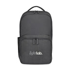 Fletcher Recycled Laptop Backpack, 16 Inch Transfer - Black Sand - View 1