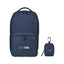 Fletcher Recycled Laptop Backpack with Mini Pouch Charm Transfer - Navy Heather - View 1