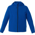 Flint Water Resistant Jacket with Roll-Away Hood for Men Debossing - New Royal - Front