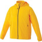 Flint Water Resistant Jacket with Roll-Away Hood for Men Embroidery - Yellow - Flat 2