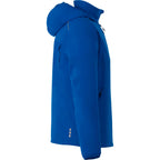 Flint Water Resistant Jacket with Roll-Away Hood for Men Transfer - New Royal - Right Side