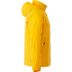 Flint Water Resistant Jacket with Roll-Away Hood for Men Transfer - Yellow - Right Side