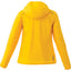 Flint Water Resistant Jacket with Roll-Away Hood for Women Transfer - Yellow - Back Flat