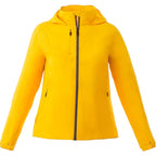 Flint Water Resistant Jacket with Roll-Away Hood for Women Transfer - Yellow - Front