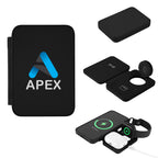 Flip and Fold Wireless Multi-Charger - Black - Full Color