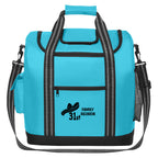Flip Flap Cooler Bag for 28 Cans - Light Blue - Silk Screen