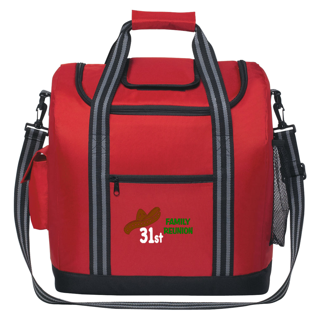 Flip Flap Cooler Bag for 28 Cans - Red - Colorbrite