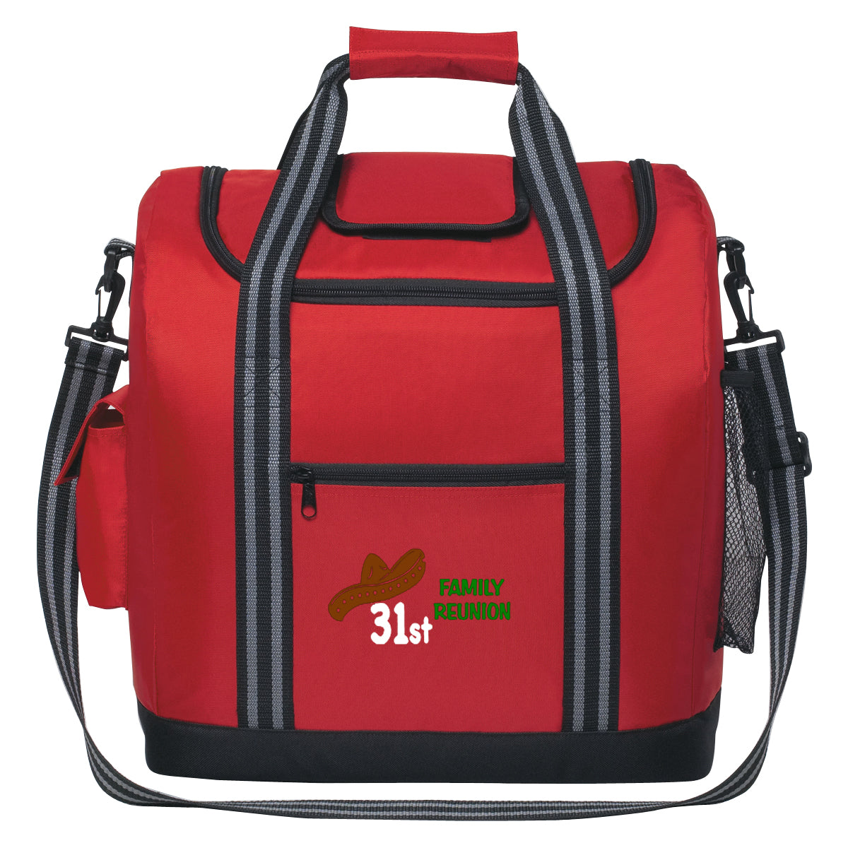 Flip Flap Cooler Bag for 28 Cans - Red - Colorbrite