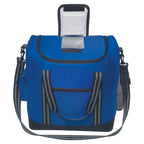 Flip Flap Cooler Bag for 28 Cans - Royal Blue - Flap_Blank