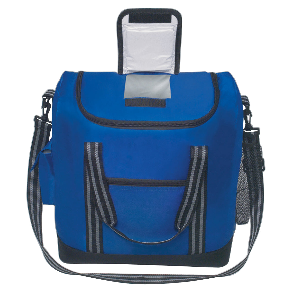 Flip Flap Cooler Bag for 28 Cans - Royal Blue - Flap_Blank