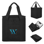 Flip N Chill Foldable Cooler Bag for 24 Cans - Black - Colorbrite