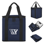 Flip N Chill Foldable Cooler Bag for 24 Cans - Navy - Silk Screen