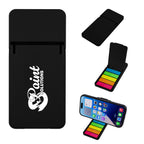 Flip-Up Phone Holder with Sticky Flags - Black - Silk Screen