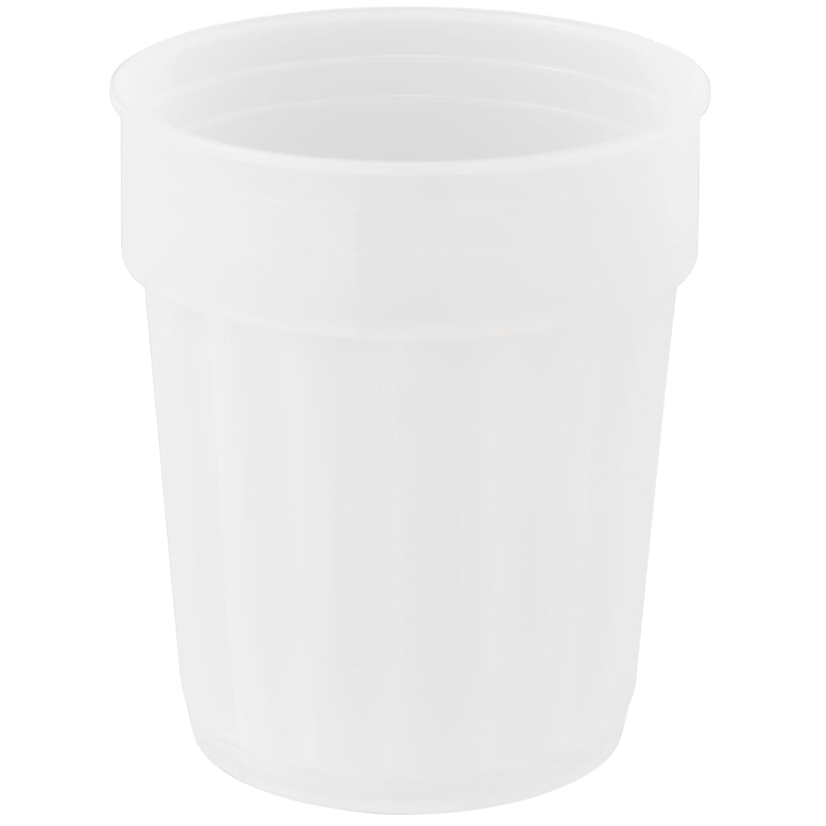Fluted Plastic Stadium Cup, 16 oz - Frost - Back
